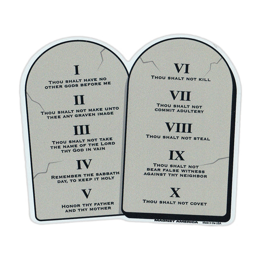 Magnet, 10 Commandments on Stone Tablets, 5.5
