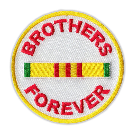 Patch, Embroidered Patch, Brothers Forever Vietnam Ribbon, 3