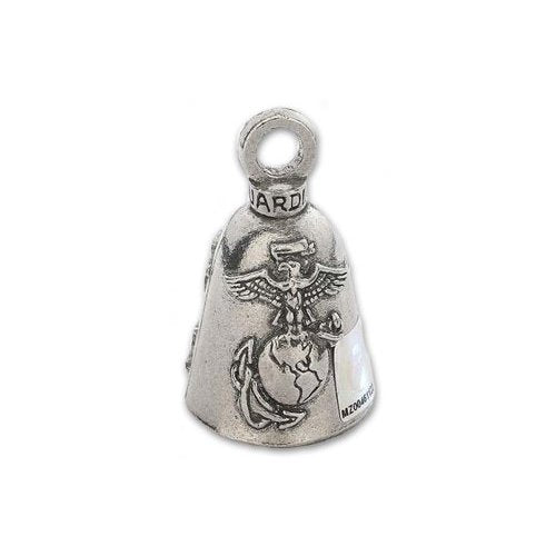 Guardian Bell, Metal, United States Marine Corps. (Officially Licensed), Motorcycle Good Luck Bell, .75
