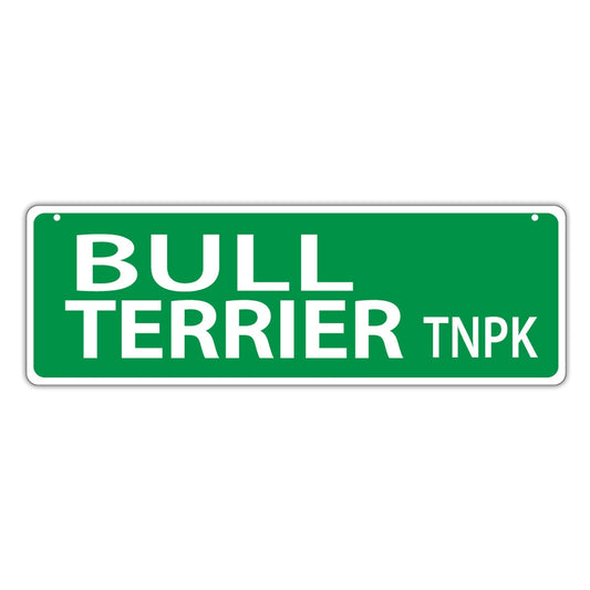 Street Sign, Plastic, Bull Terrier Turnpike, 17