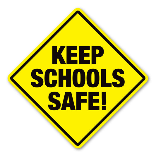 Magnet, Diamond Magnet, Keep Schools Safe!, School Safety Awareness, 5