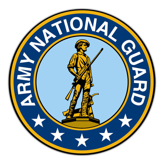 Magnet, Large Door Magnet, United States Army National Guard Official Seal, 11.5