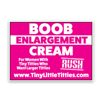 Fake Product Box For Pranks, Boob Enlargement Cream, Send Directly To The Person You Want To Embarrass (100% Anonymous)