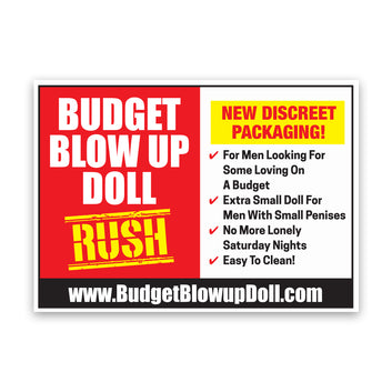 Fake Product Box For Pranks, Budget Blow Up Doll, Send Directly To The Person You Want To Embarrass (100% Anonymous)