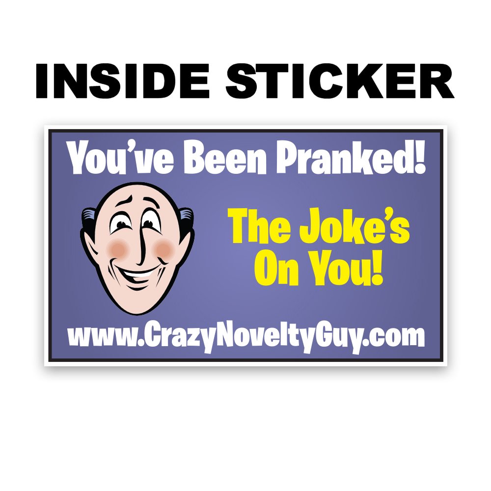 Prank Product Box - Inside Sticker - You've Been Pranked!