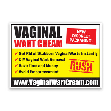 Fake Product Box For Pranks, Vaginal Wart Cream, Send Directly To The Person You Want To Embarrass (100% Anonymous)